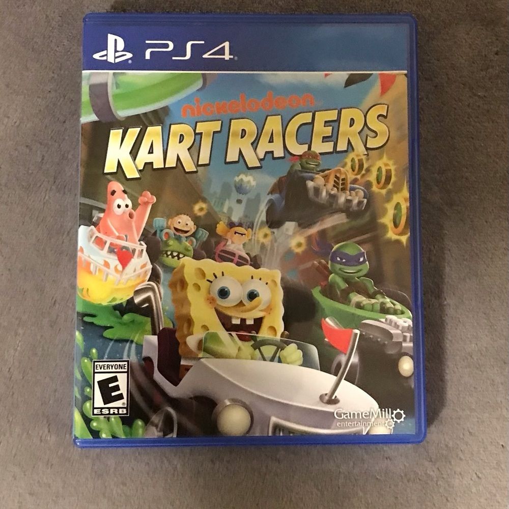 Nickelodeon Kart Racers for PS4 - Blue Case